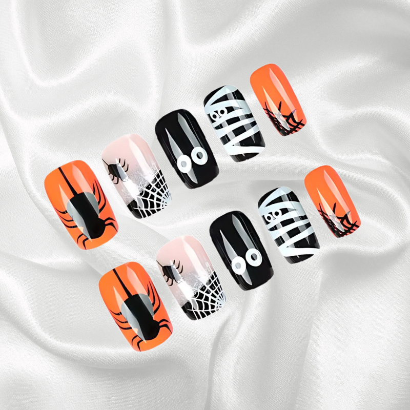 Press On Nails for Halloween