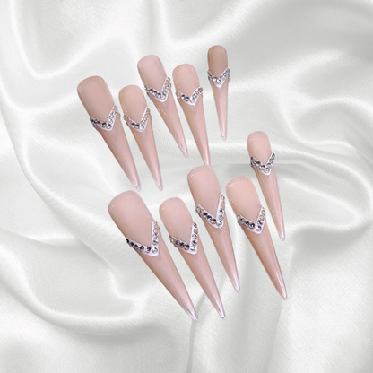 XL Stiletto Press On Nails