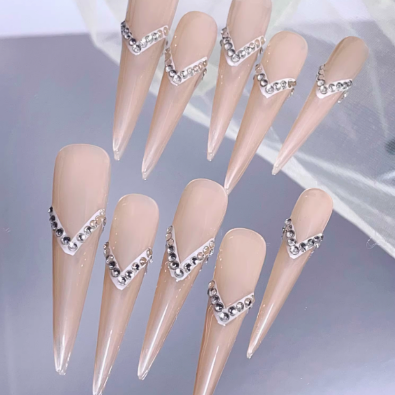 XL Stiletto Press On Nails