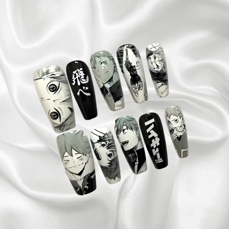 Anime press on nails