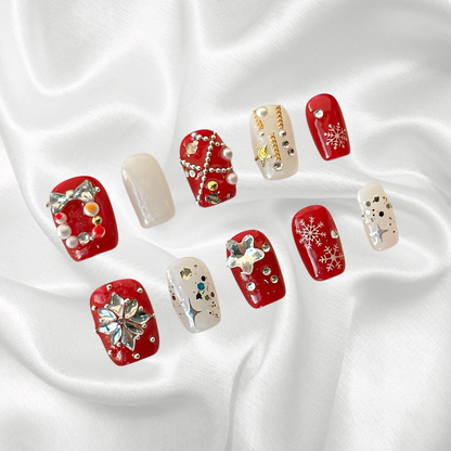 Holiday Nails Press On