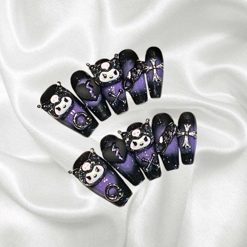 Kuromi press on nails