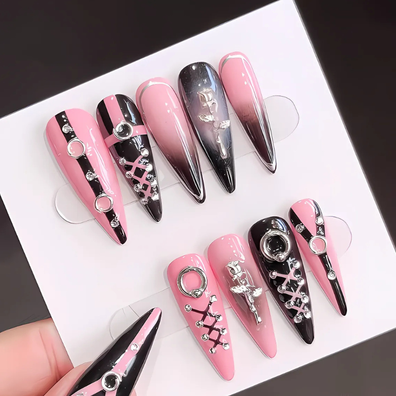 Y2k press on nails